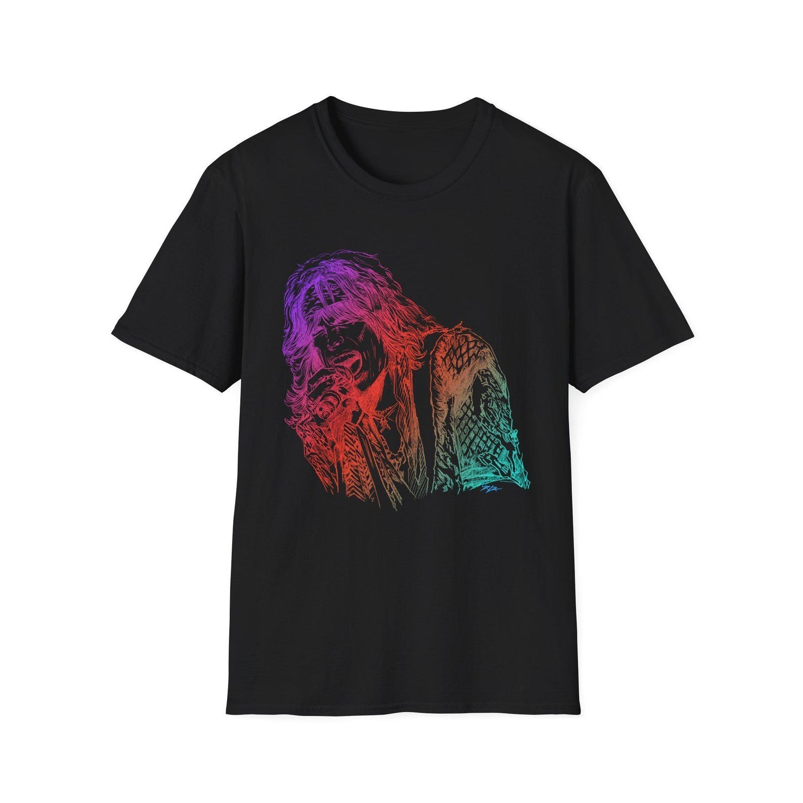 Steven Tyler Art TShirt Rock Star Apparel